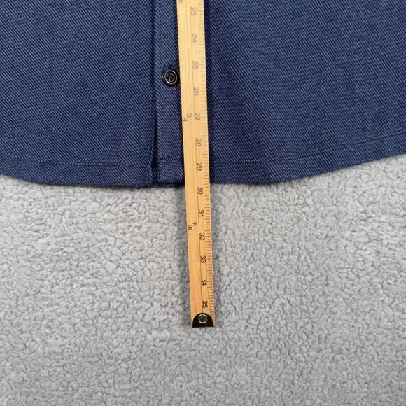 Vineyard Vines Mens XL Blue Calmwater Shirt Jacket Shacket Button Up - Picture 6 of 10